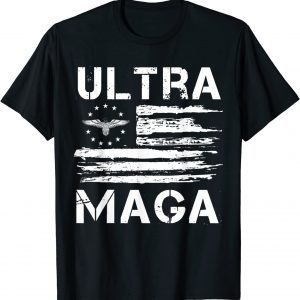 Vintage American Flag We The People Ultra Maga Patriotic 2022 Shirt