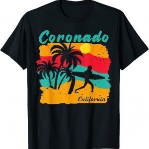 Vintage Sunset Beach Surfing Coronado California Summer Classic Shirt