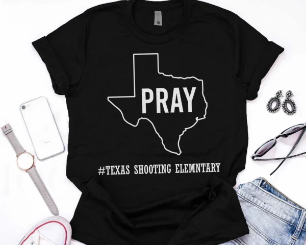 Vintage Texas Shooting Pray For Tesax Protect Kids Not Gun 2022 Shirt