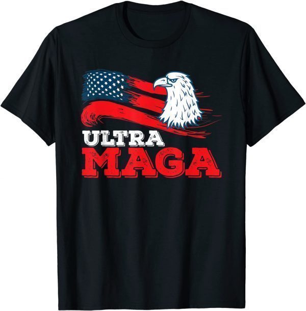 Vintage Ultra Mega Eagle with the flag for USA 2022 Shirt