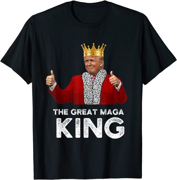 the great maga king trump crown republican anti biden Tee Shirt