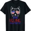 4th Of July Cat Independence Day Patriot USA 2022 Shirt