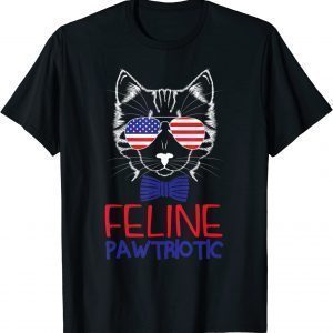 4th Of July Cat Independence Day Patriot USA 2022 Shirt