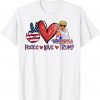 4th Of July Peace Love Trump, Humor Merica Trump 2022 Shirt