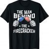 4th Of July Pregnancy The Man Behind The Firecracker 2022 Shirt
