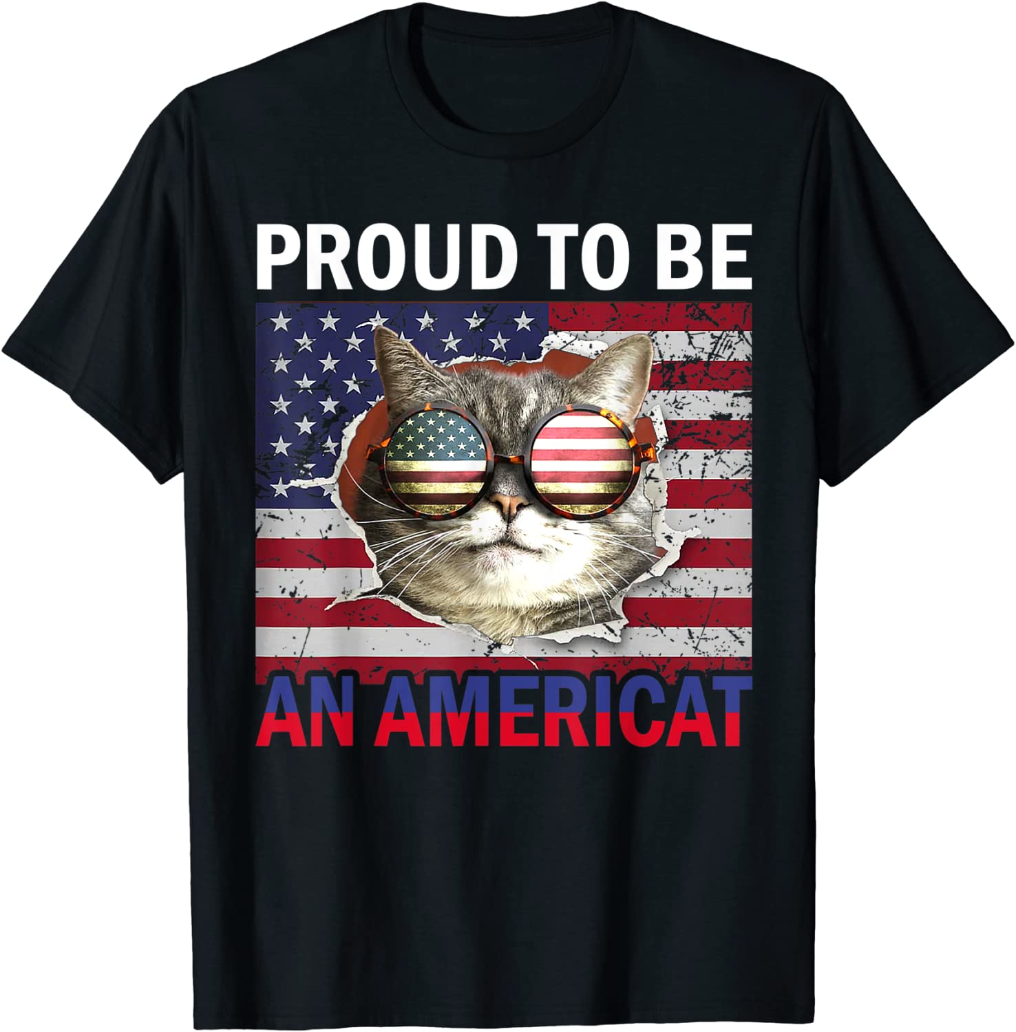 4th of July Cat American Flag Glasses 2022 Shirt 4th of July Cat American Flag Glasses 2022 Shirt