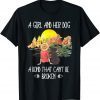 A Girl And Her Dog A Bond That Can't Be Broken Cute 2022 Shirt