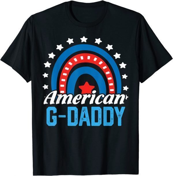 American G-daddy Rainbow USA Flag 4th Of July Patriotic Classic Shirt