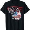 American Patriotic Basketball 4th Of July US Flag 2022 Shirt