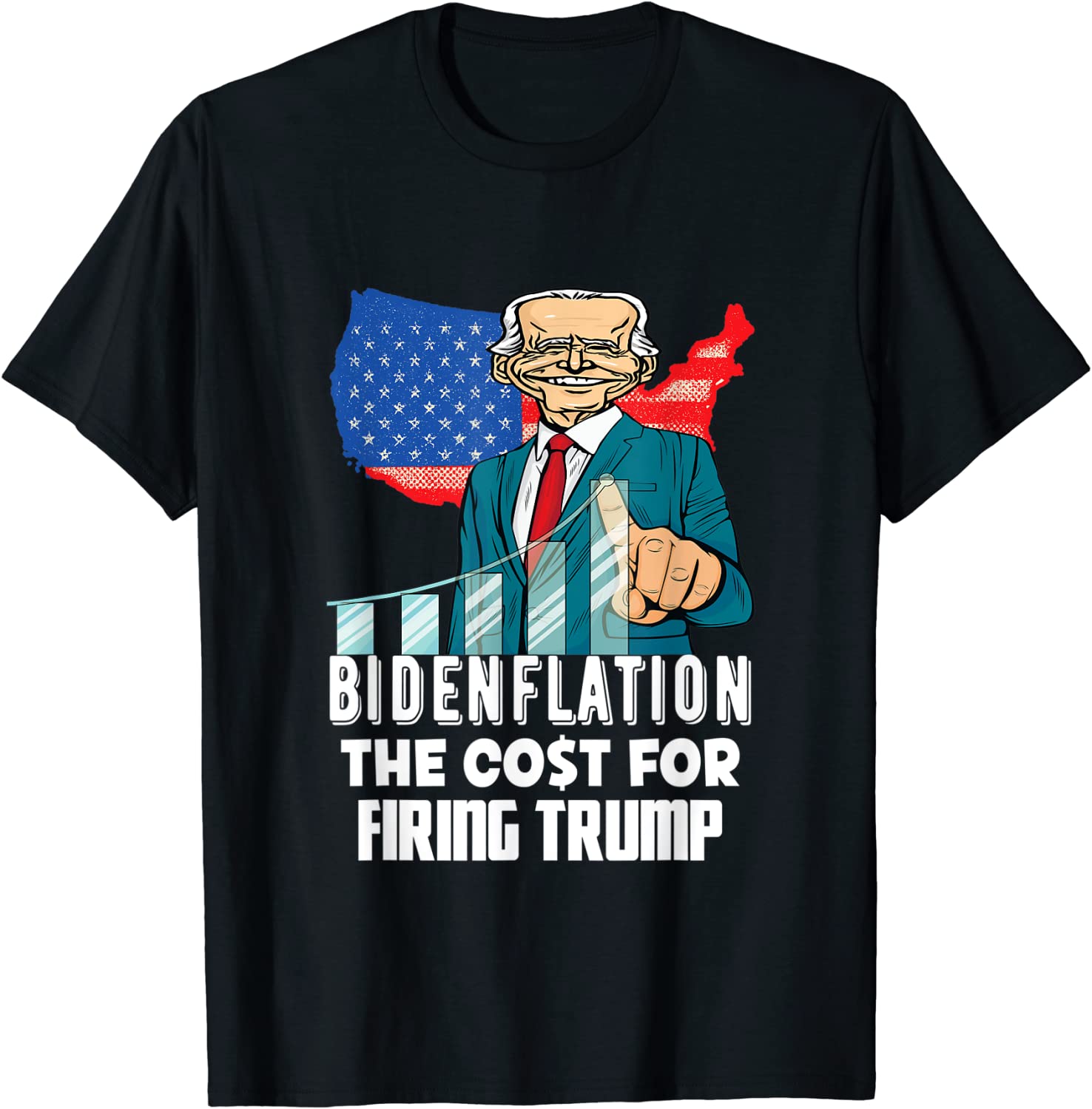 BIDENFLATION THE COST FOR FIRING TRUMP JOE BIDEN 2022 Classic Shirt