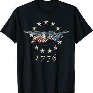 Bald Eagle Flag Vintage 1776 Classic Shirt