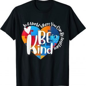 Be Kind Women Cute Blessed Funny IInspirational Teacher Fall 2022 Shirt