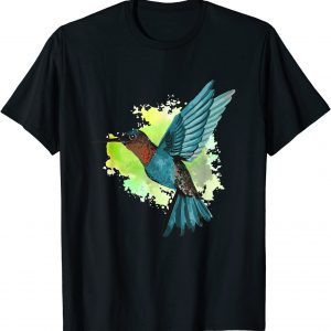 Beautiful Hummingbird Watercolors Watch The Cute Birds Art Classic Shirt