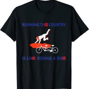 Biden Bike Bicycle Falls Off Merry 4th Of July Classic Shirt