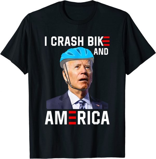 Biden Bike Bicycle I Crash Bikes and Economies 2022 Shirt