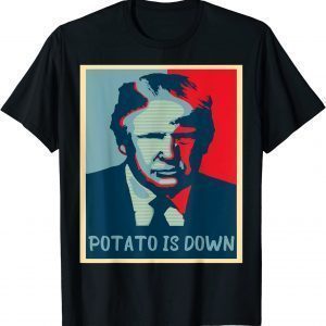 Biden Bike Bicycle Trump Potato is Down Biden Falls off Bike Classic Shirt