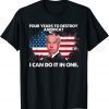 Biden Destroys America vintage US flag anti-Biden T-Shirt