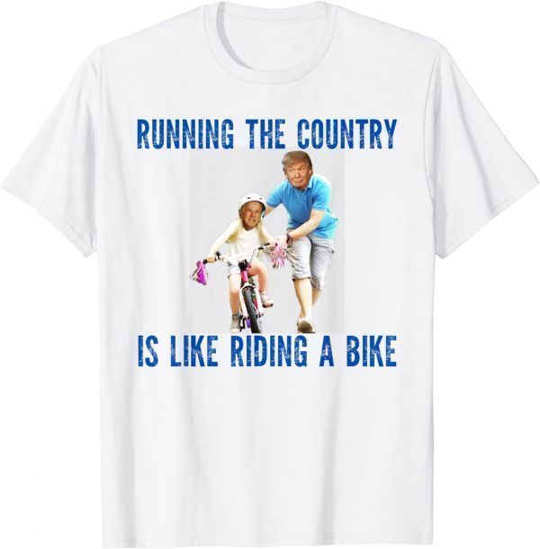 Biden Falls Off Bike Joe Biden Falling Off His Bicycle 2022 Shirt