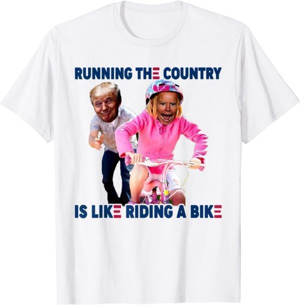 Biden Falls Off Bike, Trump Joe Biden Falling of bike 2022 Shirt