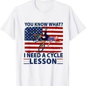 Biden bike accident i need a cycle lesson Biden Bike falls T-Shirt