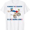 Biden falling off bicycle Bike Fall Joe Biden Classic Shirt