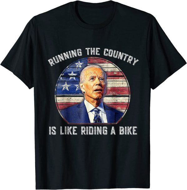 Biden falling off his bicycle Joe Biden Falls off Bike T-Shirt