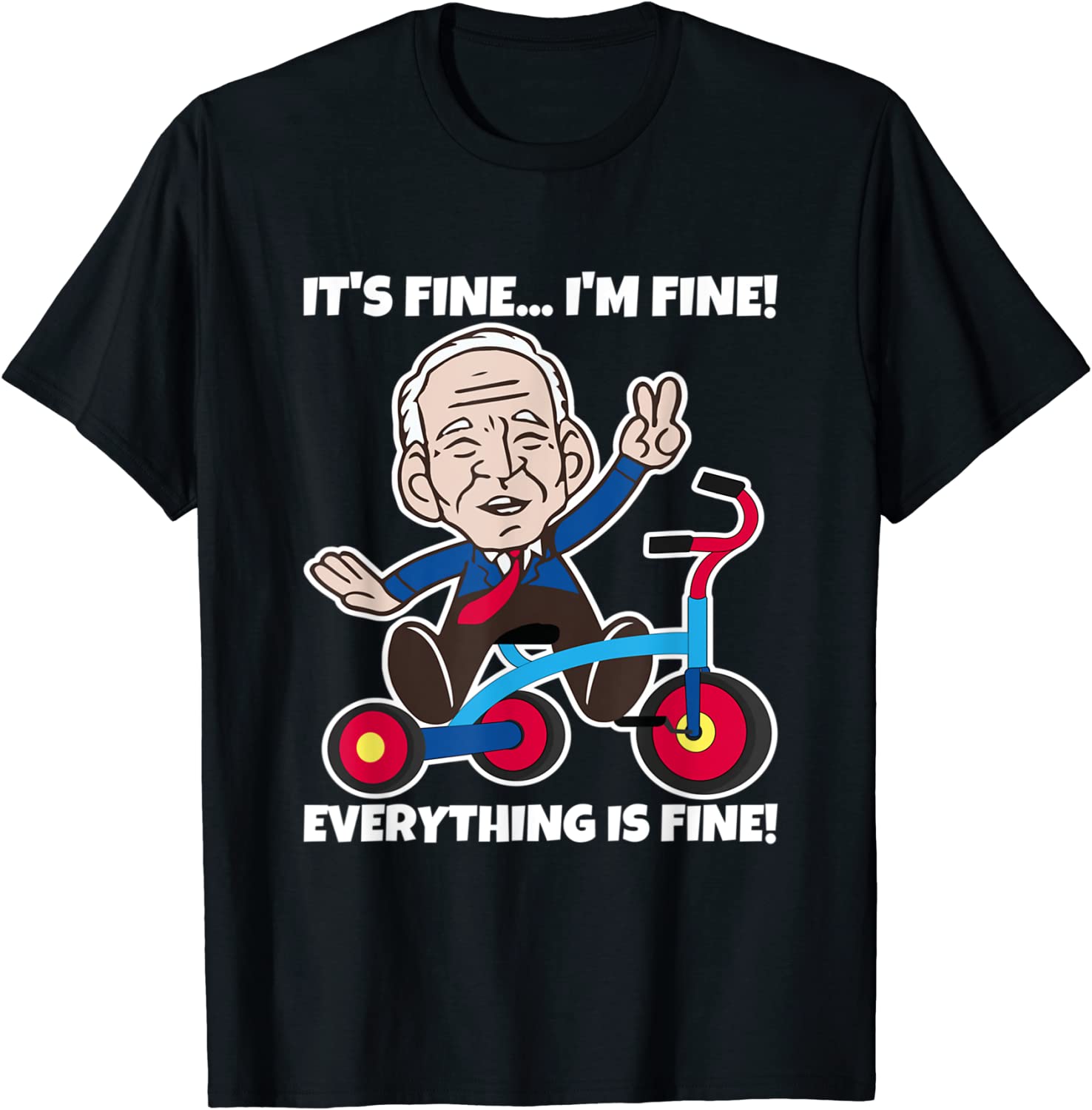 Biden is fine after falling off his bike 2022 Shirt