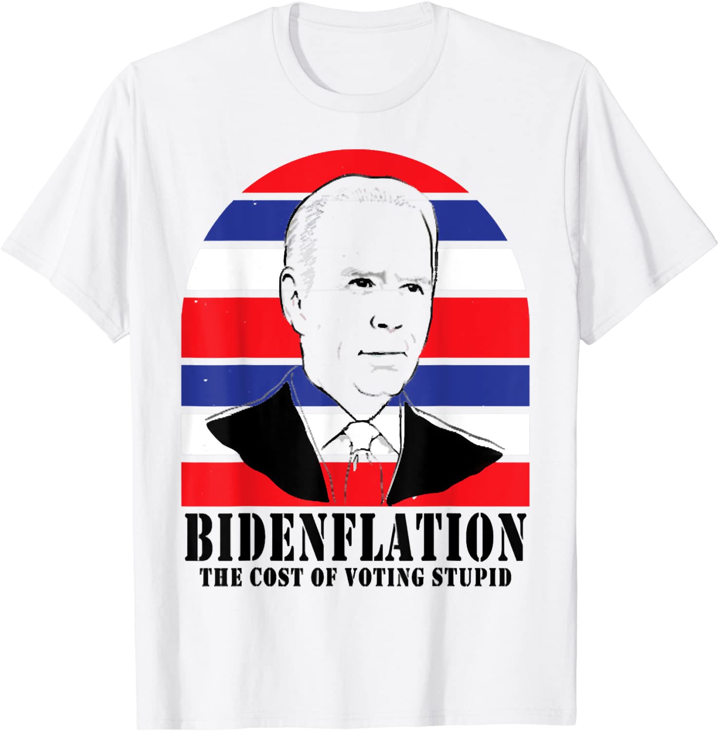 BidenFlation The Cost Of Voting Stupid, Anti Biden 4th July Classic Shirt