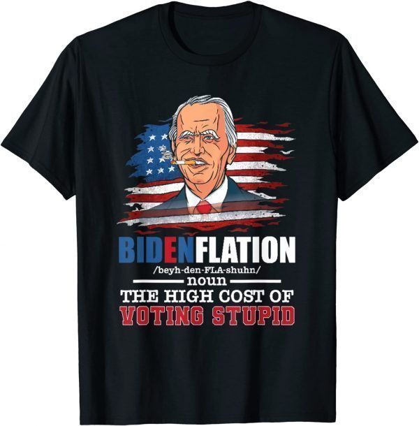 Bidenflation Inflation The High Cost For Voting Stupid T-Shirt