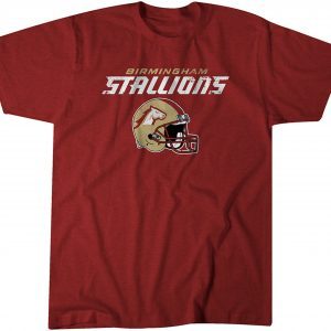 Birmingham Stallions: Vintage Helmet 2022 Shirt