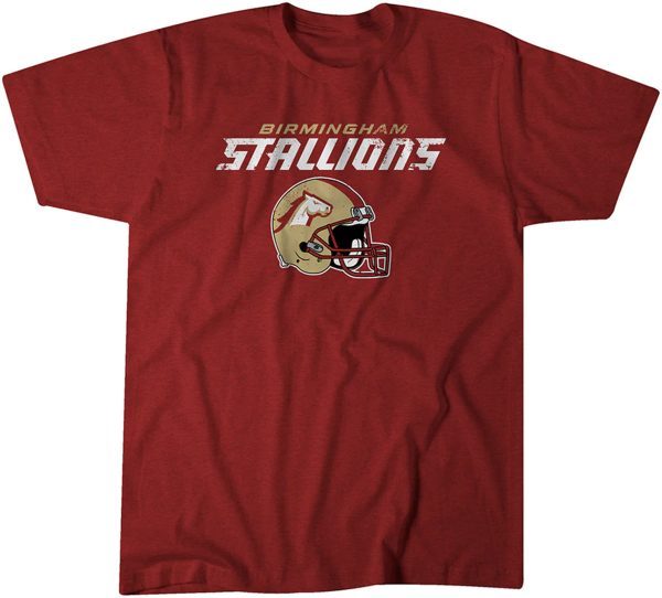 Birmingham Stallions: Vintage Helmet 2022 Shirt