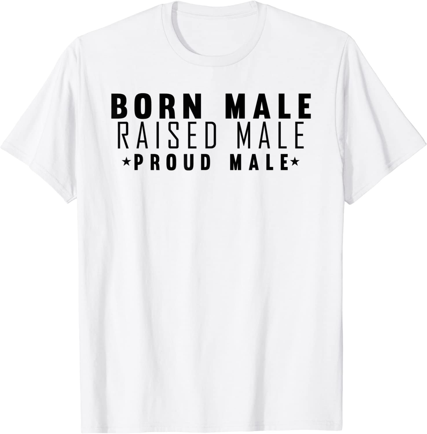 Born Male Raised Male 2022 Shirt