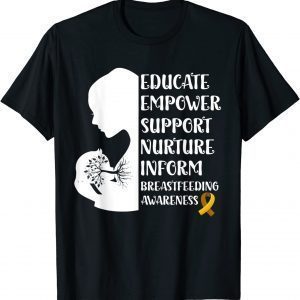 Breastfeeding Awareness Family USA Breast Milk Lactation 2022 Shirt