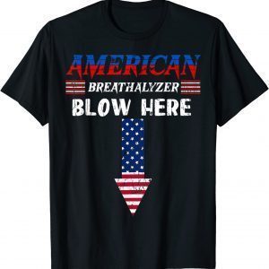 Breathalyzer 4th Of July American Flag Patriotic Classic Shirt