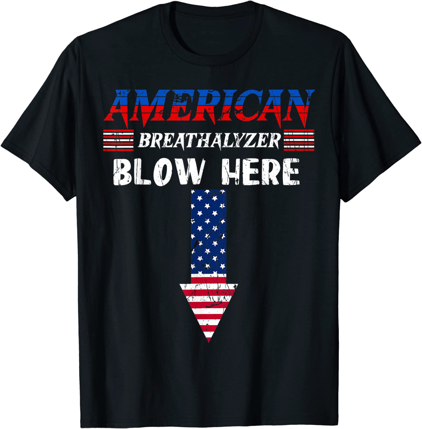 Breathalyzer 4th Of July American Flag Patriotic Classic Shirt