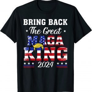 Bring Back the Great Maga King Us Flag Election 2024 Voted Classic Shirt