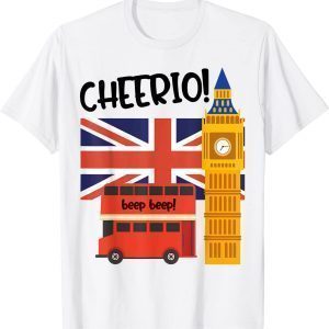 British Flag United Kingdom England Quote Travel Big Ben Classic Shirt