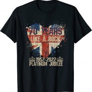 British Queen Monarchy Platinum Jubilee 70th Anniversary Classic Shirt