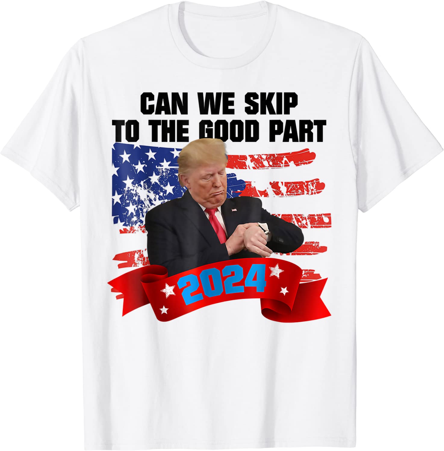 Can We Skip To The Good Part 2024, 4th Of July Trump 2024 Limited Shirt