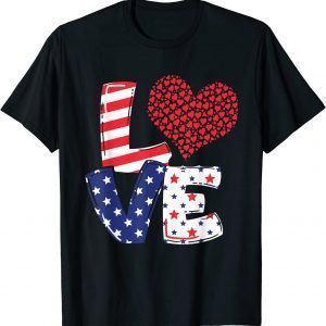 Celebrate 4th of July America Independence Love 2022 Shirt