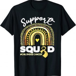 Childhood Cancer Support Squad Gold Ribbon Classic Shirt