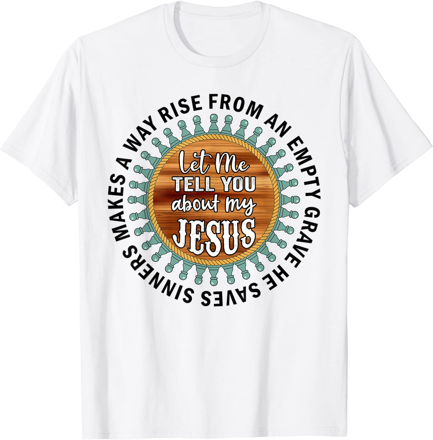 Christian Shirts Cross Faith Let Me Tell You About My Jesus T-Shirt