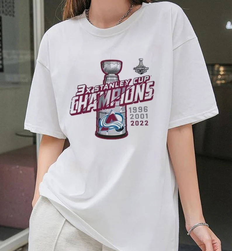Colorado Avalanche 3X NHL Stanley Cup Champions 2022 Shirt