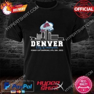 Colorado Avalanche denver city of champions stanley cup champion 1996 2022 Limited shirt