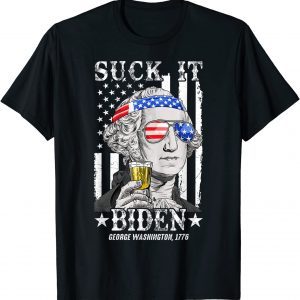 Confused Suck It Biden 4th Of July George Washington 1776 Limited Shirt