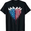 Dachshund Dog American Flag 4th Of July Patriotic Dog Lover 2022 Shirt
