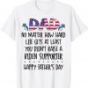 Dad No Matter How Hard Life Gets At Least You Didn't Biden 2022 Shirt