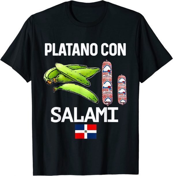 Dominicana Flag RD Dominican Republic Food Mangu Plantain 2022 Shirt