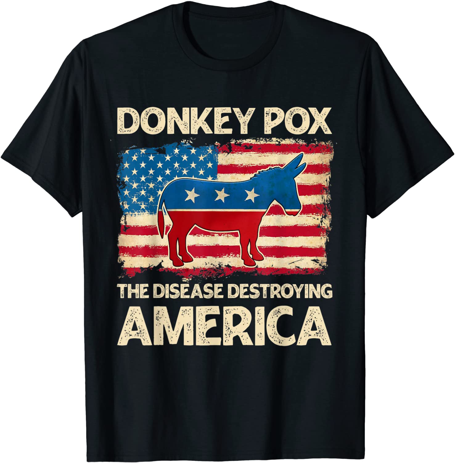 Donkey Pox The Disease Destroying America Donkeypox 2022 Shirt