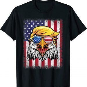 Eagle Trump 4th Of July USA Flag American Patriotic 2022 Shirt